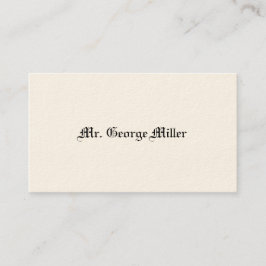 Tarjetas de llamadas victorianas de caballeros