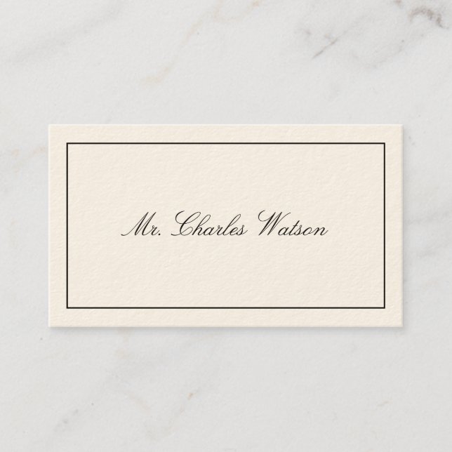 Tarjetas de llamadas victorianas de caballeros (Anverso)