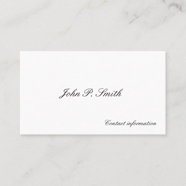 Tarjetas de llamadas victorianas masculinas (Anverso)