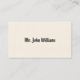 Tarjetas de llamadas victorianas simples