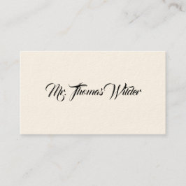 Tarjetas de llamadas victorianas simples