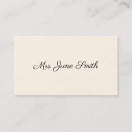 Tarjetas de llamadas victorianas simples