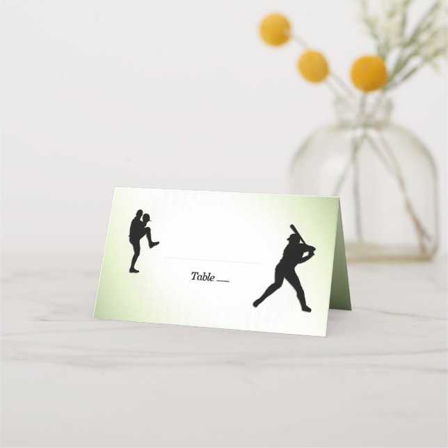 Tarjetas de los lugares de béisbol (Anverso)