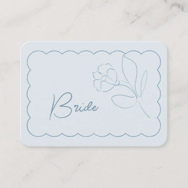 Tarjetas de lugar con capricho de primavera (Anverso)