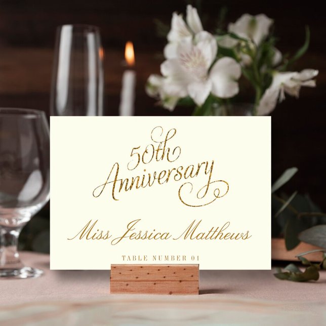 Tarjetas de lugar de aniversario de bodas de oro 5 (Subido por el creador)