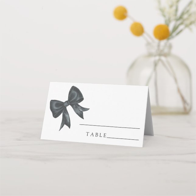 tarjetas de lugar de boda de ducha de novia con la (Anverso)