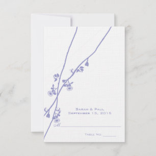Tarjetas de lugar de boda de tienda de campaña ple