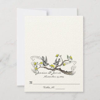 Tarjetas de lugar de boda de tienda plegable y con