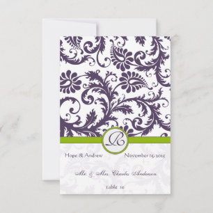 Tarjetas de lugar de boda de tienda plegable y pun