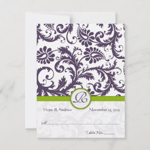 Tarjetas de lugar de boda de tienda plegable y pun