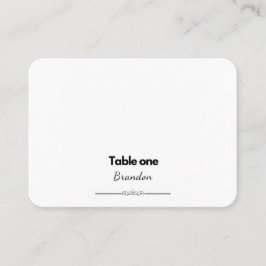 Tarjetas de lugar de boda personalizadas