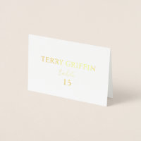Tarjetas de lugar de boda personalizadas Tarjetas 