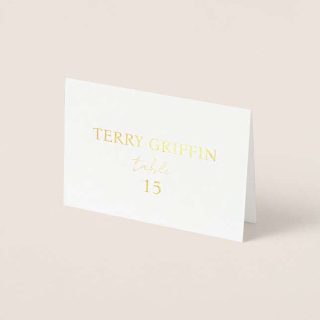 Tarjetas de lugar de boda personalizadas Tarjetas  (Anverso)
