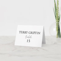 Tarjetas de lugar de boda personalizadas Tarjetas 