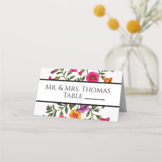 Tarjetas de lugar de mesa, boda