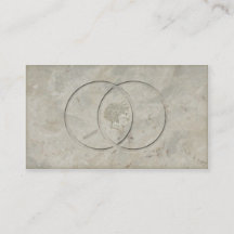 Tarjetas de lugar de símbolo de matrimonio entre l