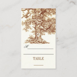 tarjetas de lugar de tabla - tarjetas de acompañam