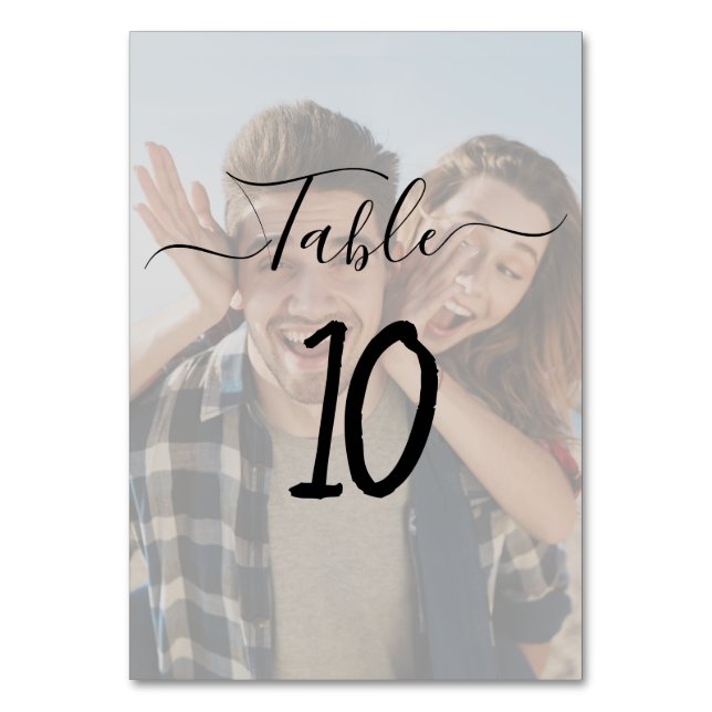 Tarjetas de lugar elegantes para bodas con vegetac (Anverso)
