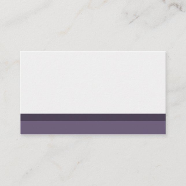 Tarjetas de lugar morado y gris (Anverso)