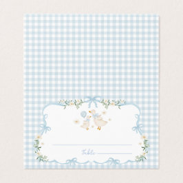 Tarjetas de lugar para Baby Shower Niño Ganso Tont