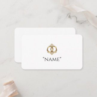 Tarjetas de lugar para bodas modernas