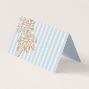 Tarjetas de lugar para fiesta en la playa con past