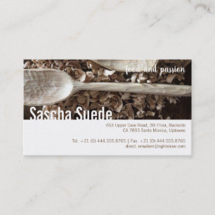 tarjetas de madera tallada minimalistas claras
