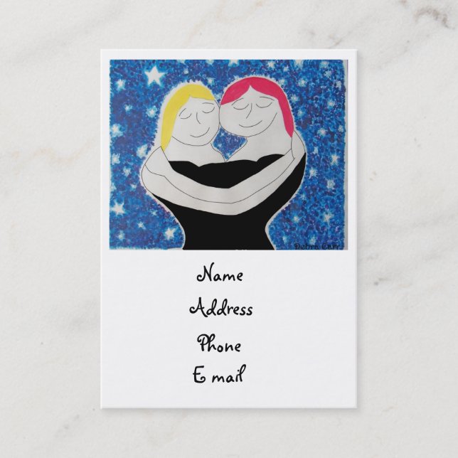 Tarjetas de Mamá y Me-Business (Anverso)