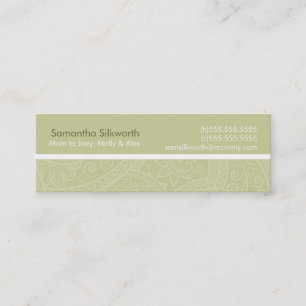 Tarjetas de mami Swirl Elegantes