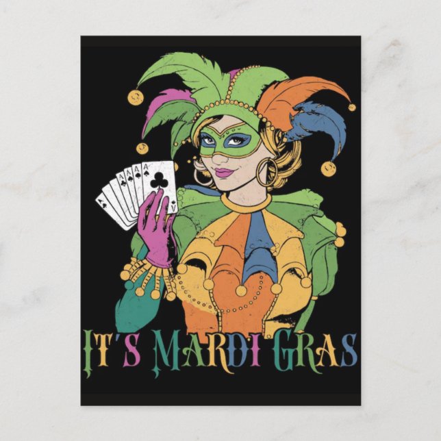 Tarjetas de Mardi Gras Six Seven Deck para Camione (Anverso)