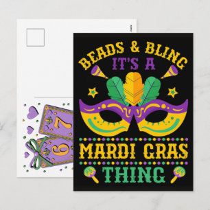 Tarjetas de Mardi Gras Six Seven Deck Trucker
