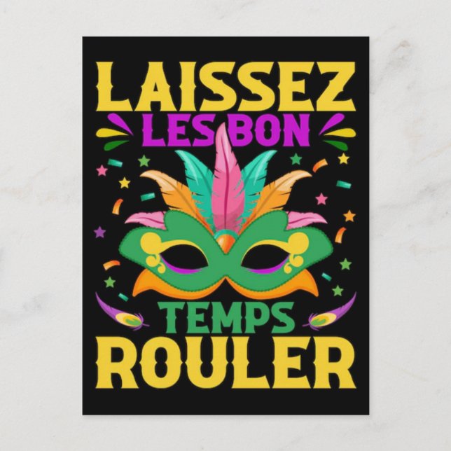 Tarjetas de Mardi Gras Six Seven Deck Trucker  (Anverso)