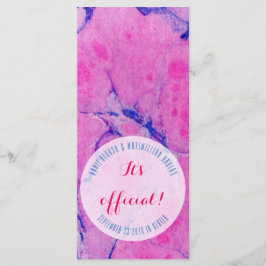 Tarjetas de mármol azul rosado