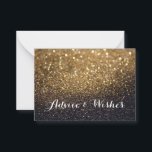 Tarjetas de matrimonio consejos y deseos<br><div class="desc">Tarjetas purpurina para que los invitados bodas dejen consejos y deseos,  cambien el color de fondo y el texto para que se adapte a su ocasión. Colocar en una mesa de la recepción.</div>