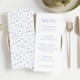 Tarjetas de matrimonio de jardín de flores silvest