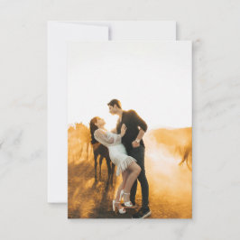 Tarjetas de matrimonio fotográfico personalizado