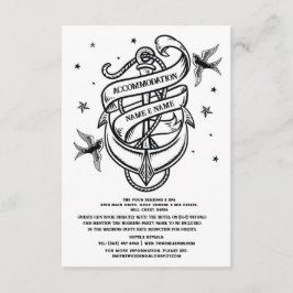 Tarjetas de matrimonio para alojamiento en Tattoo 