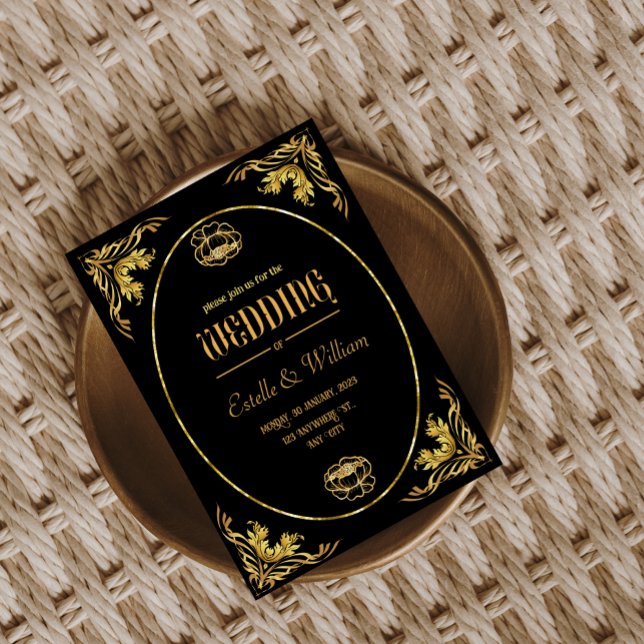 Tarjetas de matrimonio para invitaciones elegantes (Subido por el creador)