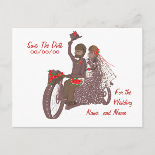 Tarjetas de matrimonio y productos para ciclistas