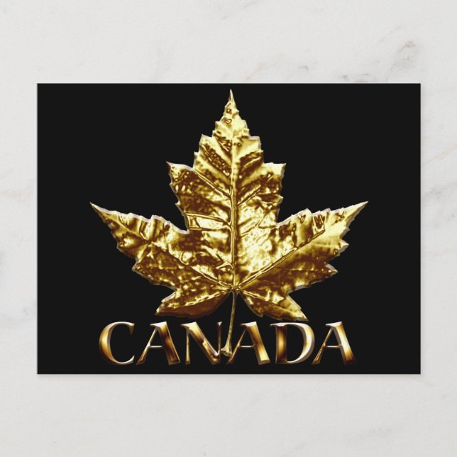 Tarjetas de Medalla Canadá de oro para postales de (Anverso)