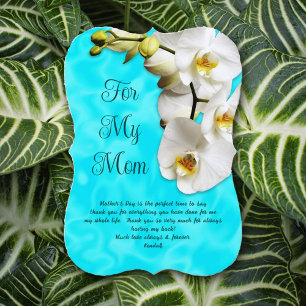 Tarjetas de Mensaje del Día de la Madre Aqua Orchi
