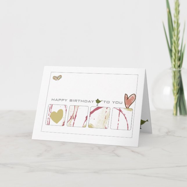 Tarjetas de mensajes simples (Anverso)