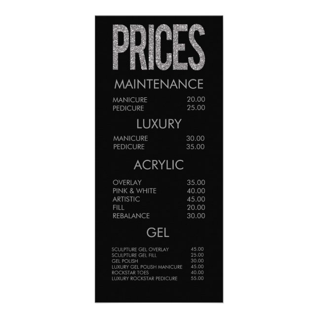 Tarjetas de menú de la sala de tipografía Purpurin (Frente)