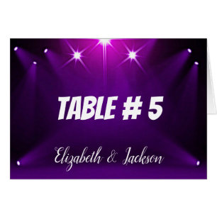 Tarjetas de mesa # 5 - En el punto de mira boda / 