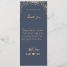 Tarjetas de mesa Blue Soft