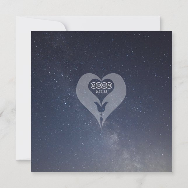 Tarjetas de mesa de agradecimiento de llama gemela (Reverso)