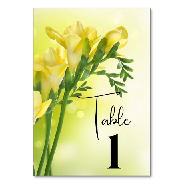 Tarjetas de mesa de boda (Anverso)