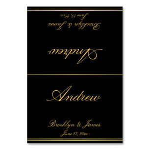 Tarjetas de mesa de la mesa de la casa elegante de