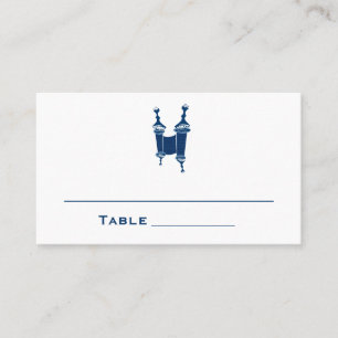 Tarjetas de mesa de las tarjetas Andrew Bar Mitzva