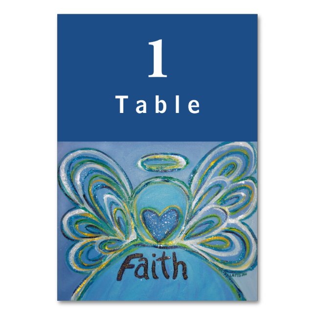 Tarjetas de mesa de Personalizado de Faith Inspira (Anverso)